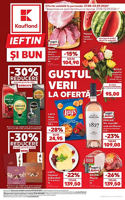 Ofertă Kaufland 27.08.2026 - 23.09.2026