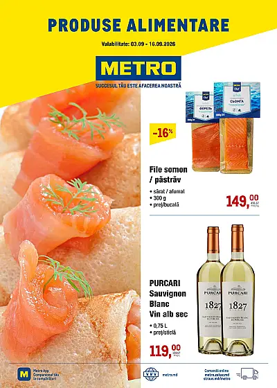 Ofertă Metro 03.09.2026 - 30.09.2026