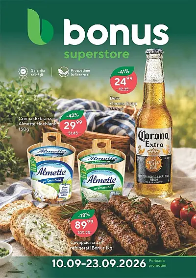 Ofertă Bonus 10.09.2026 - 23.09.2026