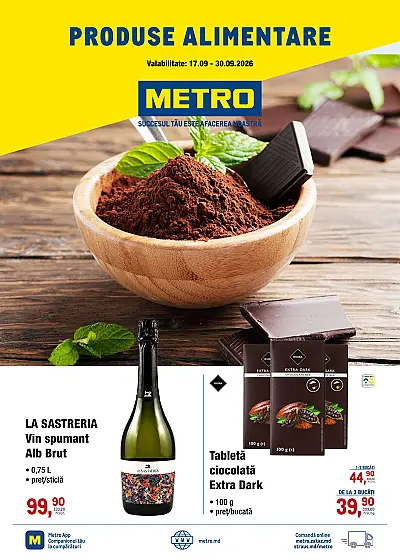 Ofertă Metro 17.09.2026 - 30.09.2026