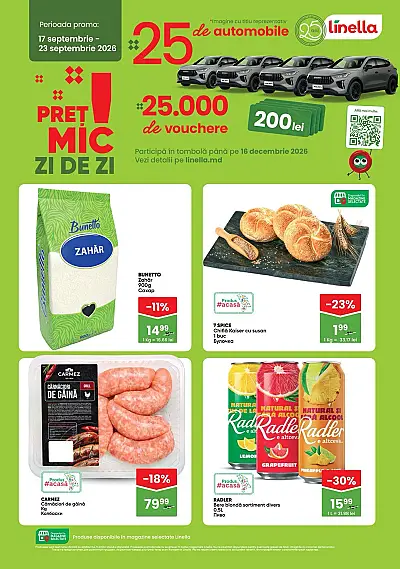 Ofertă Linella 17.09.2026 - 09.10.2026