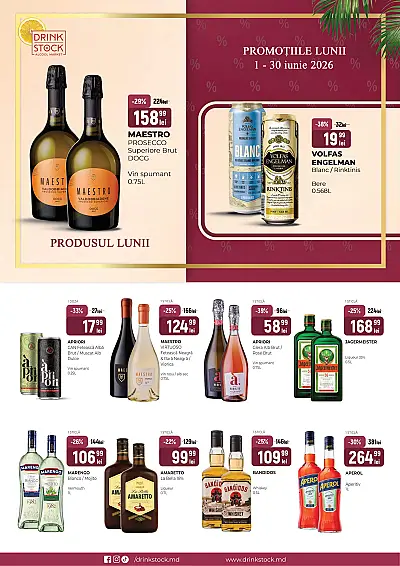 Ofertă Drink Stock 01.06.2026 - 30.06.2026