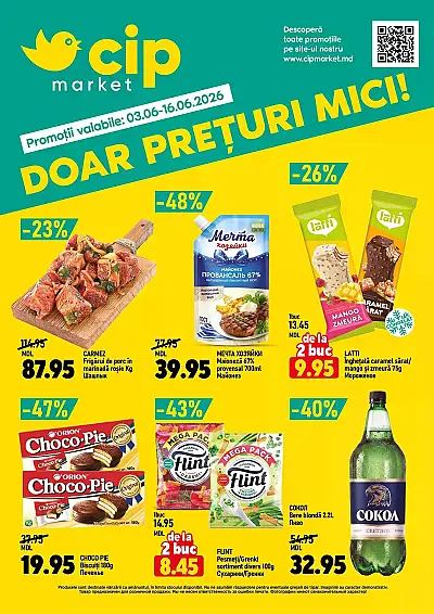 Ofertă Cip Market 03.06.2026 - 16.06.2026