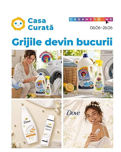 Ofertă Casa Curată / Чистый дом 06.06.2026 - 30.06.2026